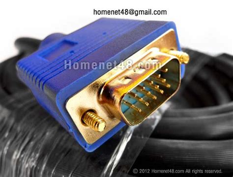 Vga Rgb Cable Computer Monitor Cable Gold Head 18m 50m Homenet48