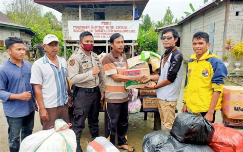 Pemerintah Desa Saronda Salurkan Bantuan Logistik Bagi Korban Banjir