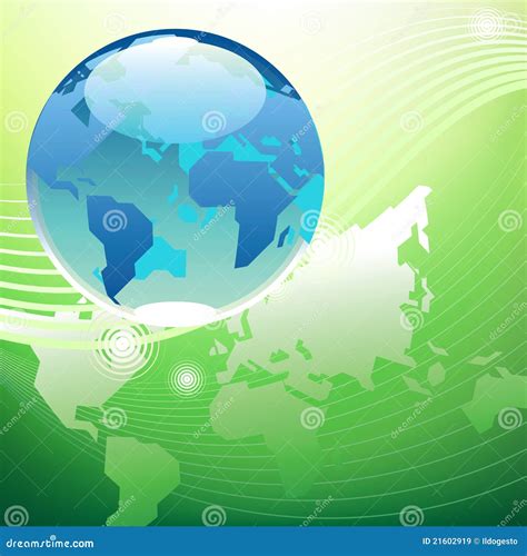 Planet Green World Concept Stock Vector Illustration Of Element 21602919