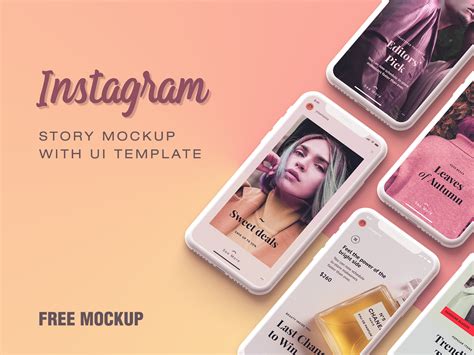 Simple viewer to download instagram story photo and videos on iphone, android or pc. Free Instagram Story Mockup - Freebie Supply