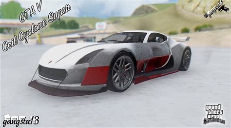 Cyclone vs deveste (which is fastest?) here we compared 3 different cars tezeract, cyclone and pariah in gta online. GTA San Andreas GTA V Coil Cyclone Super Mod - GTAinside.com