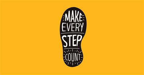 Make Every Step Count Make Every Step Count Pillow