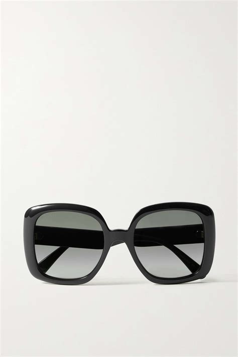 Gucci Eyewear Oversized Square Frame Acetate Sunglasses Net A Porter