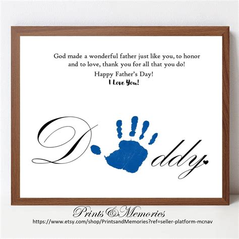 Fathers Day Handprint Poem