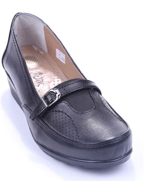 Edik 501 Kadın Siyah Günlük Ortopedik Anne Ayakkabısı Fiyatı