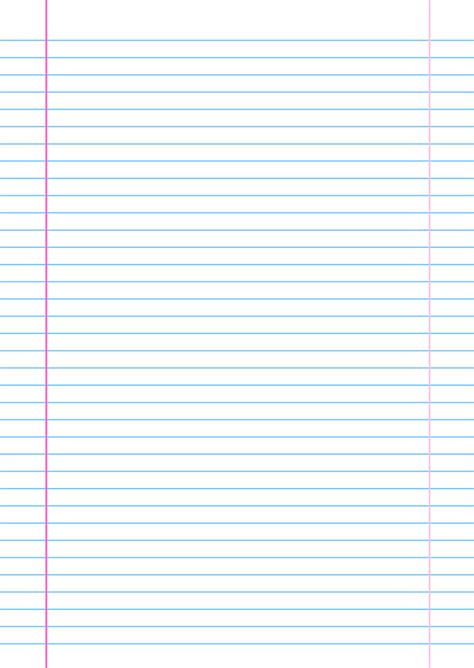 Download Lined Paper To Print On A4 Free