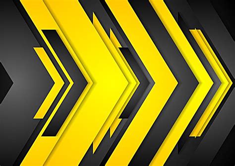 Black Yellow Geometric Vector Background Gold Texture Background