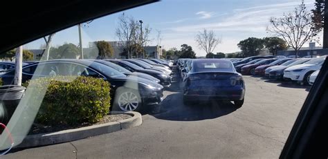 Large Batch Of Tesla Model 3 Spotted At Fremont Delivery Center Near