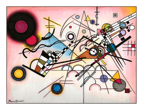 Composition Viii Wassily Kandinsky Famous Artist Coloring Etsy