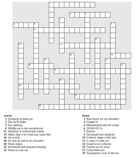 Complete The Crossword Puzzle By Using The Clues Provid