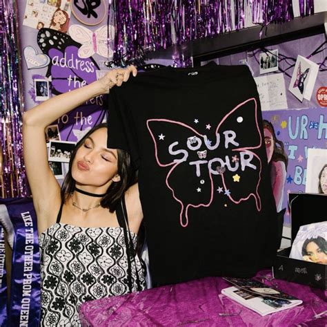 how to shop olivia rodrigo exclusive “sour” merch on instagram