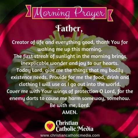 Morning Prayer Catholic Wednesday 10 23 2019 Christian Catholic Media