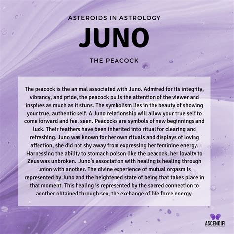 Asteroids In Astrology Juno Astrology Meaning Astrology Birth Chart
