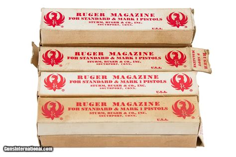 9 Vintage Ruger Mark 1 Magazines