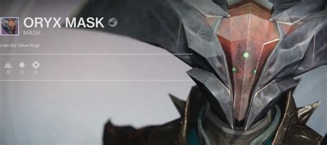 Destiny Oryx Mask The Video Games Wiki