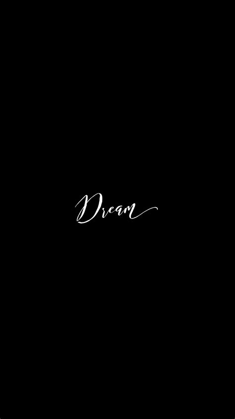 Android wallpaper for amoled displays. Black|Dream:Calligraphy Edit iPhone Mobile Wallpaper ...