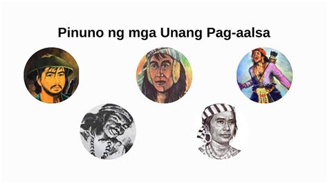 Pinuno Ng Mga Unang Pag Aalsa Grade 5 Araling Panlipunan Youtube