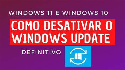 Como Desativar O Windows Update No Windows E No Windows