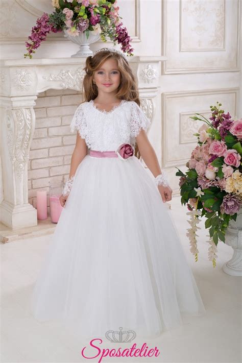 Up to 90% off & free expedited shipping. Abito da cerimonia per damigella o prima comunione bambina ...