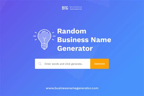 Random Business Name Generator Name Generator Business Names Names