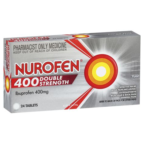 Nurofen Double Strength 400mg Ibuprofen Tablets 24s