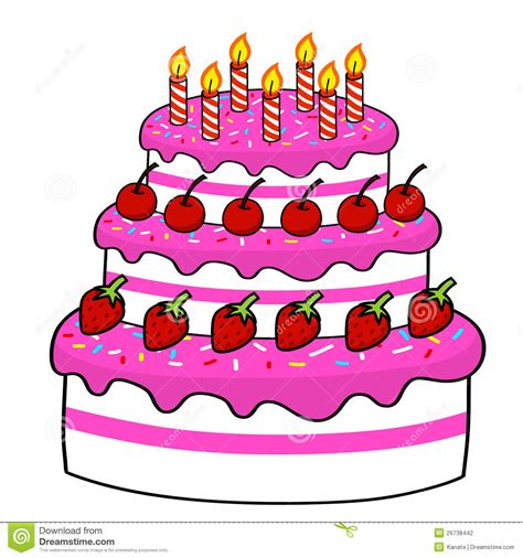 Birthday Cake Image Cartoon Clip Art Library