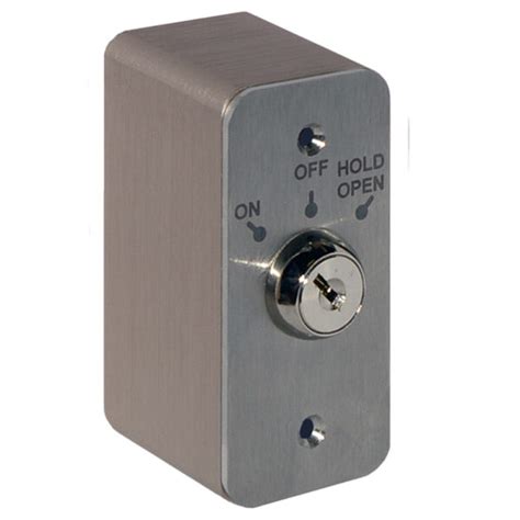 Deedlock Narrow Flush Maintained 3 Position Key Switch Cw 2 Keys Cqr