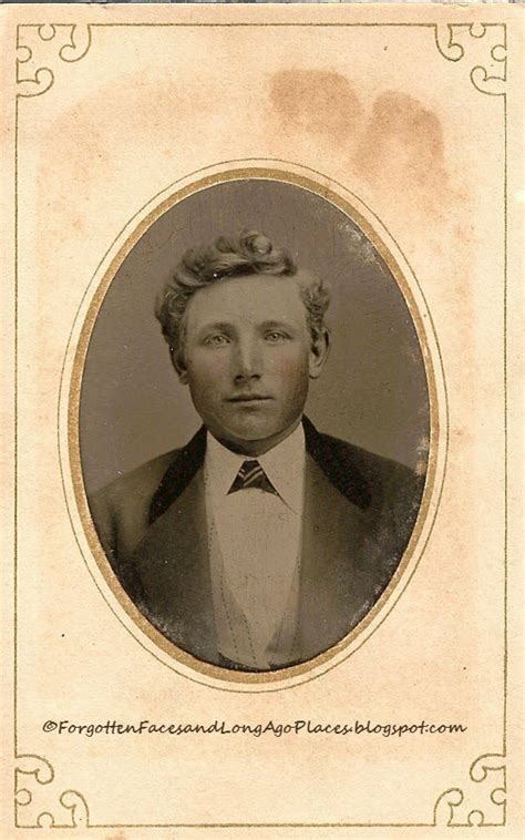 Forgotten Faces And Long Ago Places Tintype Tuesday Handsome Young