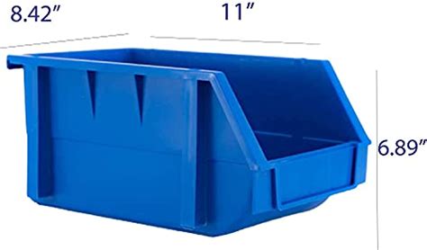 Tejal 8 Pack Storage Container Bundle 12 Gallon Flip Tote Storage