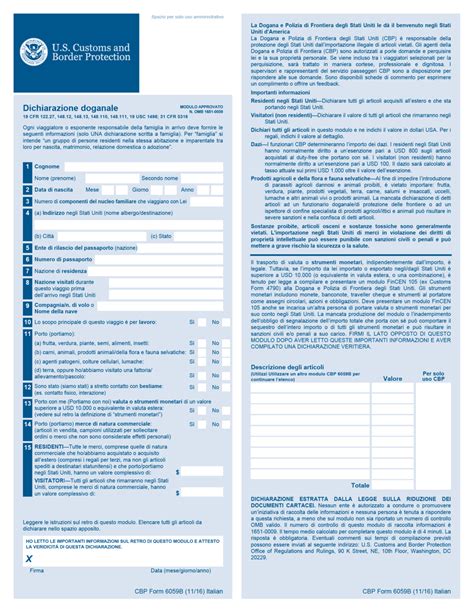 Cbp Form 6059b Fill Online Printable Fillable Blank Cbp Form Vrogue