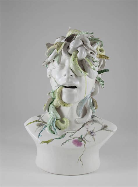 Delicate Ceramic Busts In Bloom Ceramic Sculpture Sculpture Sculptures