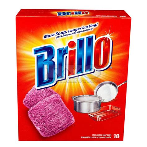 Brillo Steel Wool Soap Pads Red Ryo Distribution