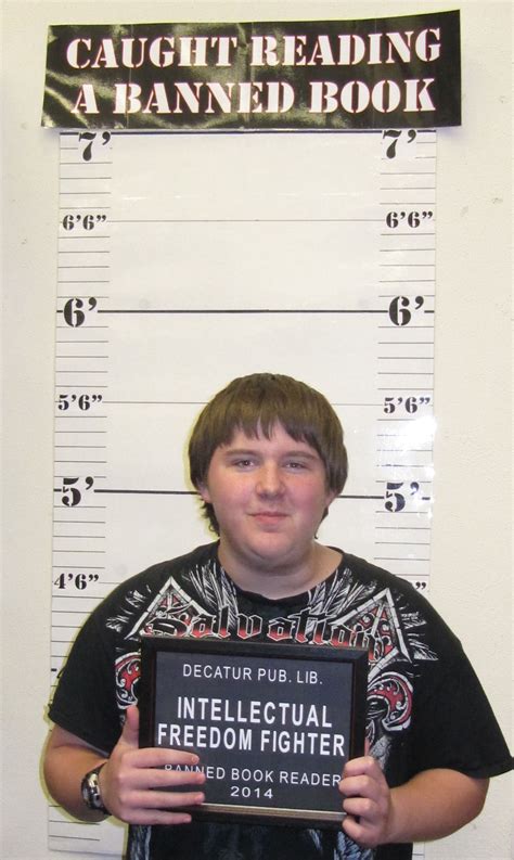 Mug Shots of Patrons and Staff Banned Books, Book Week, Freedom