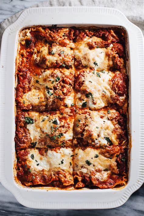 Lasagne are a type of wide, flat pasta, possibly one of the oldest types of pasta. Sweet & Spicy Italian Sausage Lasagna | A Simple Palate