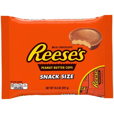 Reeses Snack Size Peanut Butter Cups 105 Oz Ebay