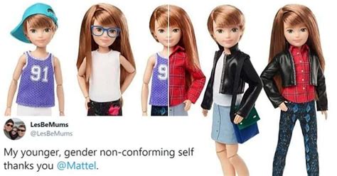 barbie company mattel introduces gender neutral dolls for all keep labels out scoop upworthy