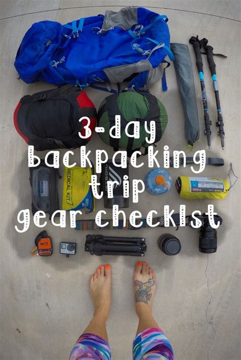 3 Day Backpacking Checklist The Art Of Mike Mignola
