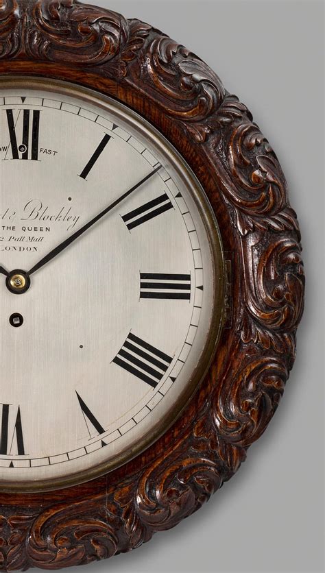 Victorian Oak Cased Wall Clock By Lund And Blockley London For Sale At