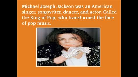 Interesting Facts About Michael Jackson Youtube