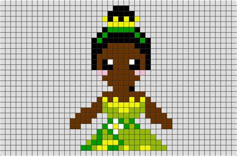 Don't forget to bookmark pixel art disney princesse facile using ctrl + d (pc) or command + d (macos). Princess Tiana Pixel Art - BRIK