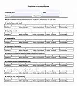 Photos of Performance Review Templates Free