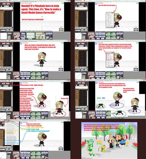 Mmd Tutorial How To Make A Small Model Dance By Pikadude31451 On