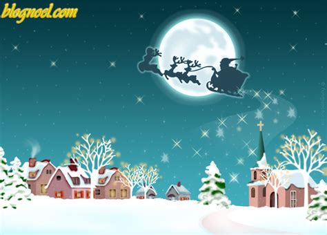 lune-pere-noel-traineau - Fête de Noël – images, musique et vidéo