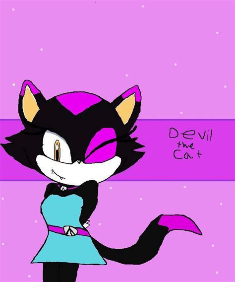 Devil The Cat Sonic Fan Characters Recolors Are Allowed Photo