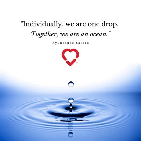 Individually We Are One Drop Together We Are An Ocean Conquering Chd