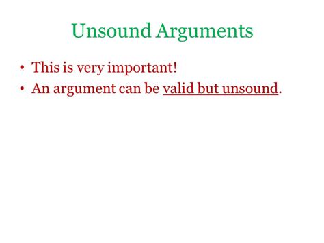 😊 Unsound Argument Definition What Is The Difference Between Sound And Unsound Argument 2019