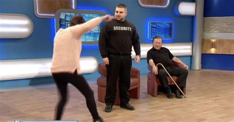 Extremely Limber Dancing Woman Humps The Floor Before Chasing After Scared Jeremy Kyle Mirror