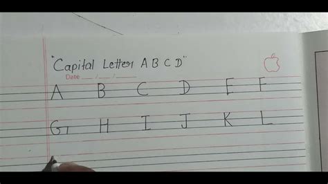Capital Letter Abcd Study With Fun Youtube
