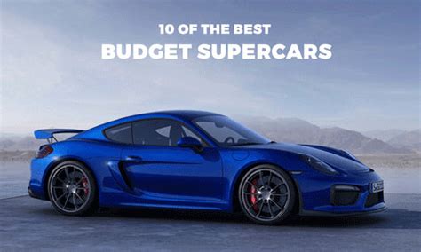 Top 10 New Supercars Under 100k Super Car Guru