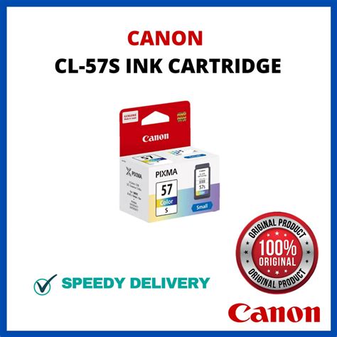 Using counterfeit ink will harm your printer as well as render the warranty void. READY STOCK🔥 Canon Ink CL-57S Colour Ink Cartridge for ...